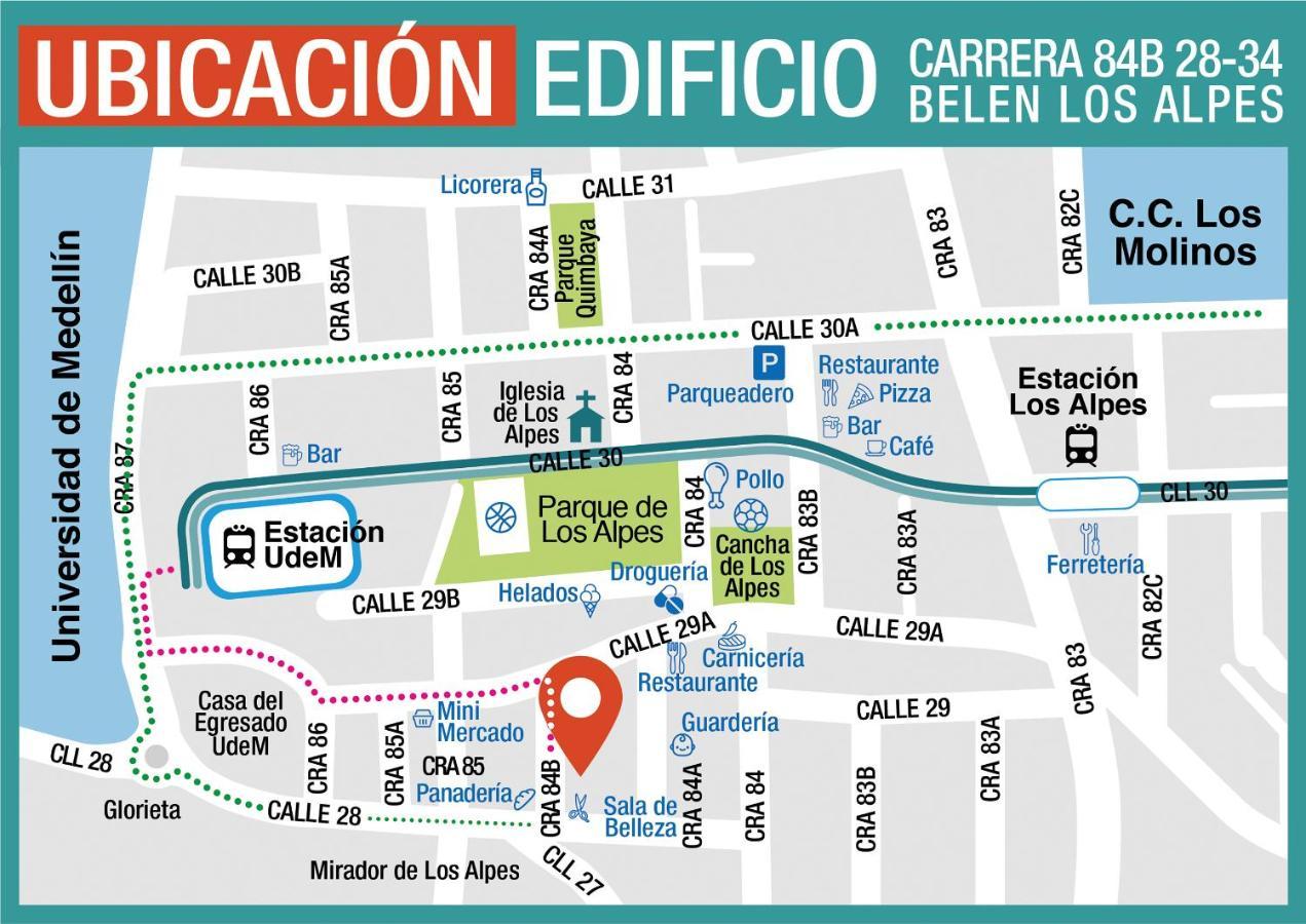 New Studio Apartment For Two Medellín Exteriör bild